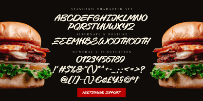 Cheesy Burger Font Poster 9