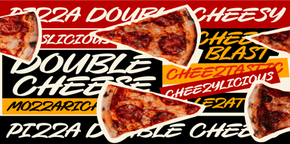 Cheesy Burger Font Poster 3