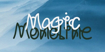 Magic Monoline Font Poster 1