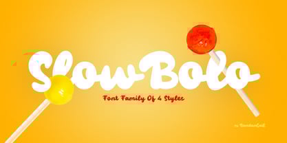 Slow Bolo Font Poster 1