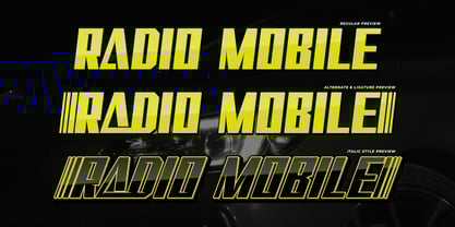 Code Rider Font Poster 6