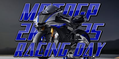 Code Rider Font Poster 2