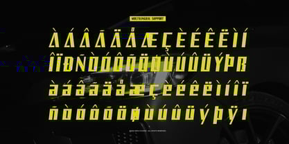 Code Rider Font Poster 11