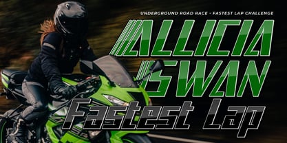 Code Rider Font Poster 4