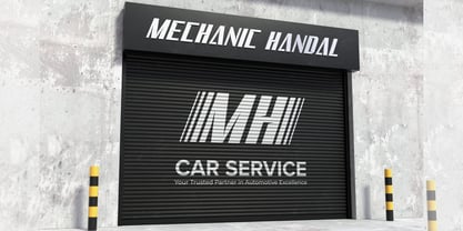 Code Rider Font Poster 9