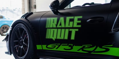 Code Rider Font Poster 8