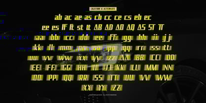 Code Rider Font Poster 12