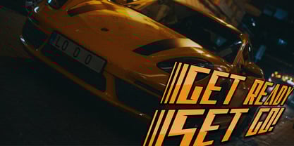 Code Rider Font Poster 5