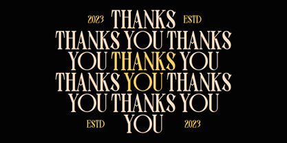 Bolger Font Poster 8