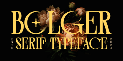 Bolger Font Poster 1