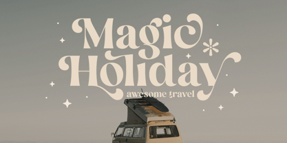 Blaine Retro Font Poster 3