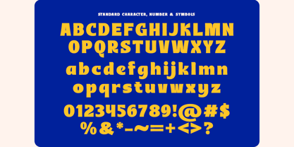 Nubars Font Poster 9