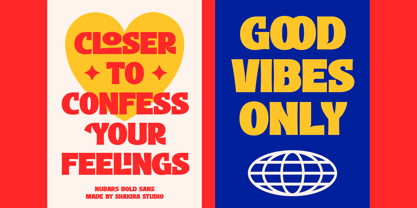 Nubars Font Poster 4