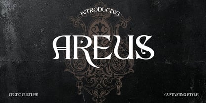 Areus Font Poster 1