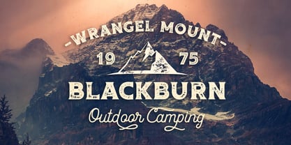 Way to Alaska Font Poster 5