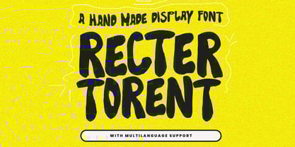 MC Recter Torent Font Poster 1