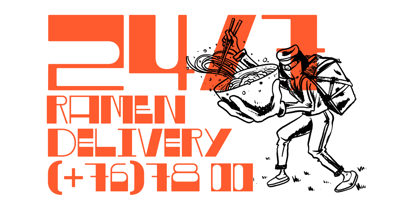 Eultra Font Poster 3