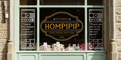 Ganion Font Poster 6