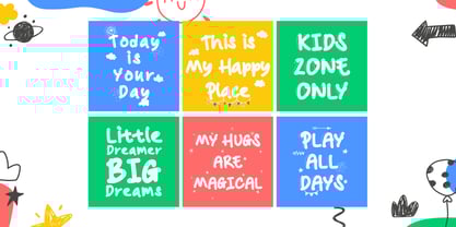 Kido Hand Font Poster 3