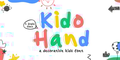 Kido Hand Font Poster 1