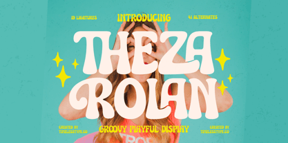 Theza Rolan Font Poster 1