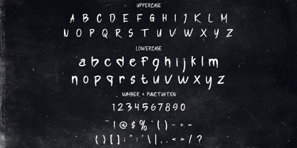 Thunder Brush Font Poster 5