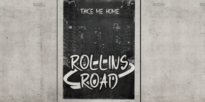 Thunder Brush Font Poster 4