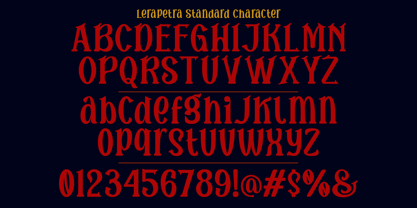 Lerapetra Font Poster 2
