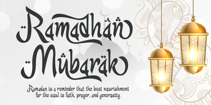 Syamsi Ramadhan Font Poster 2