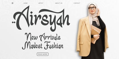 Syamsi Ramadhan Font Poster 3