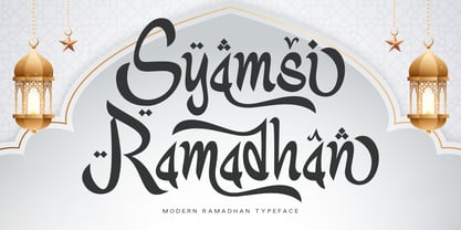 Syamsi Ramadhan Font Poster 1