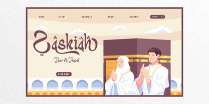 Syamsi Ramadhan Font Poster 5