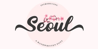 Seoul Font Poster 1
