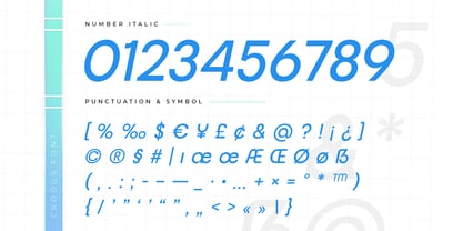 Croogs SS Font Poster 9