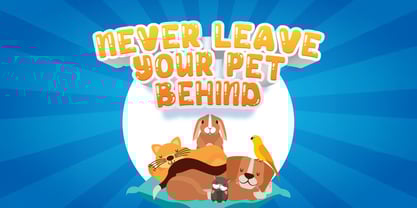 Hey Kidos Font Poster 2