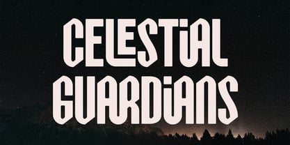 SLTF Celestial Guardians Font Poster 1