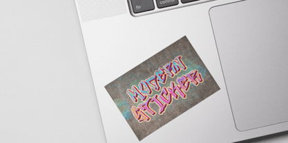 Easter Graffiti Font Poster 4