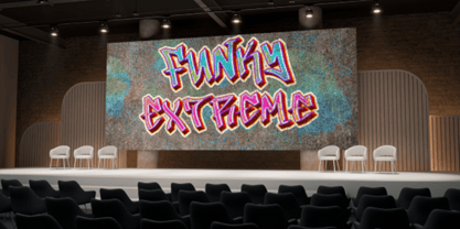 Easter Graffiti Font Poster 2