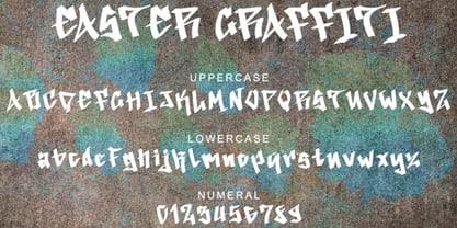 Easter Graffiti Font Poster 6