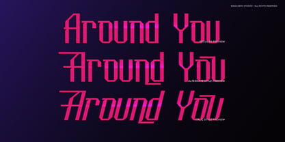 Galaxy Aura Font Poster 3