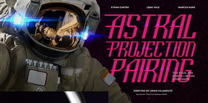 Galaxy Aura Font Poster 2