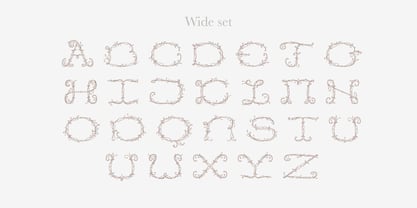 Royal Monograms Font Poster 5