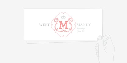 Royal Monograms Font Poster 6