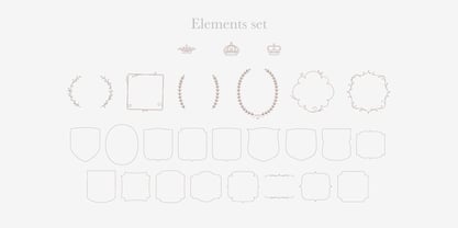 Royal Monograms Font Poster 9