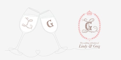 Royal Monograms Font Poster 7