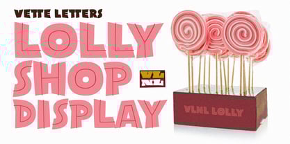 VLNL Lolly Font Poster 1