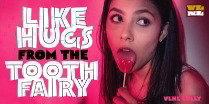 VLNL Lolly Font Poster 6