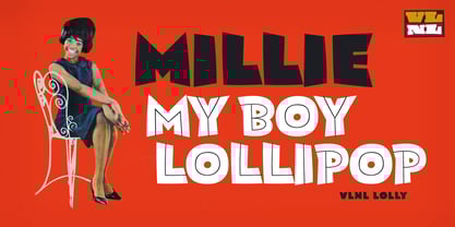 VLNL Lolly Font Poster 3