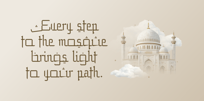 Syahadat Lathifah Font Poster 4