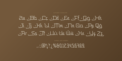 Syahadat Lathifah Font Poster 5